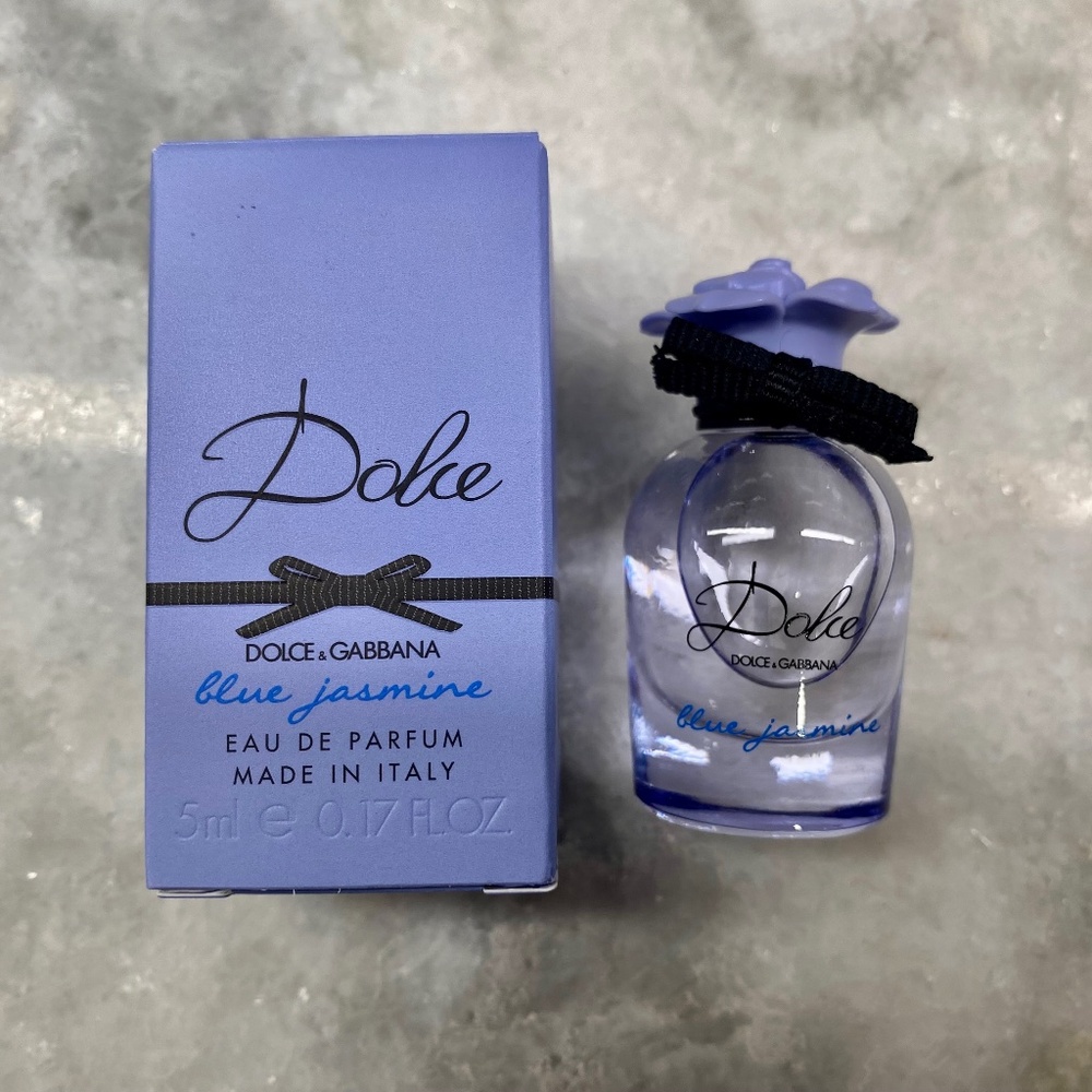 NIB Dolce & Gabbana Blue Jasmine Deluxe Mini EDP 5 ml / .17 oz